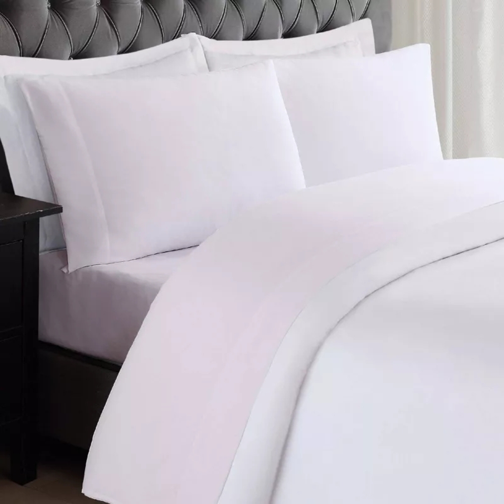 The Better Sleep Shop 3 Piece Twin Microfiber Sheets Set White